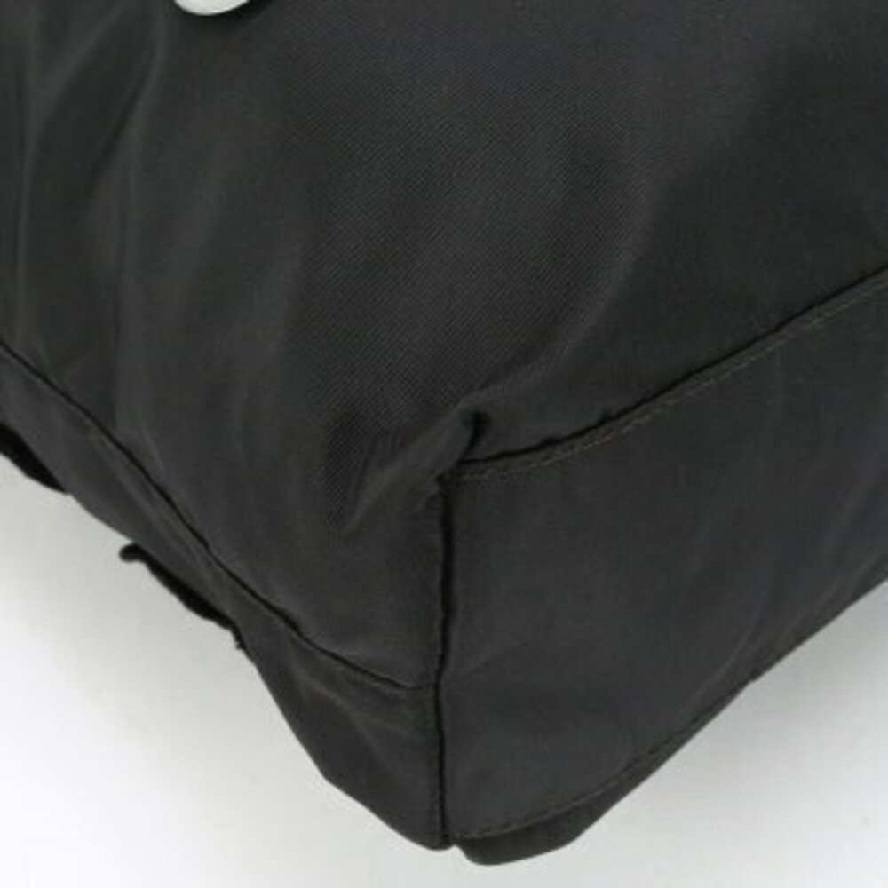 Prada Tessuto tote bag triangle logo beaded rhinestones ERE - Picture 8 of 14